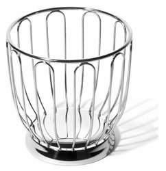 ALESSI 370 basket large silver