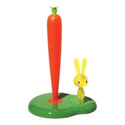 ALESSI Bunny & Carrot paper holder large green