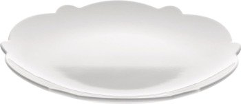 ALESSI Dressed dessert plate white