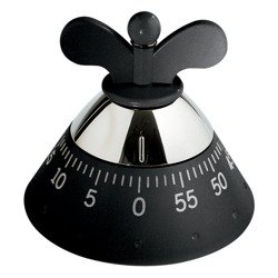 ALESSI Kitchen Timer black