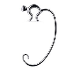 ALESSI Minou Silver Bag Table Hook