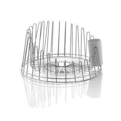 ALESSI TEMPO silver dish drainer