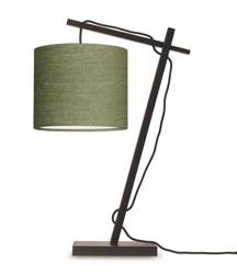 ANDES 18x15 black desk lamp forest