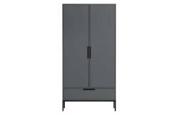 Adam wardrobe steel grey [fsc]