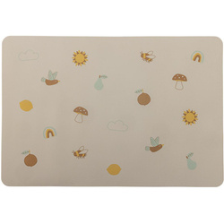 Agnes Placemat, Nature, Silicone