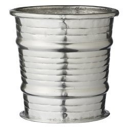 Aluminum flowerpot LENE BJERRE LIANA silver