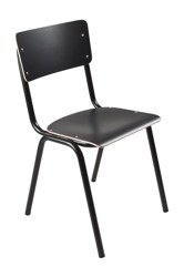 BACK TO SCHOOL HPL chair black ZUIVER