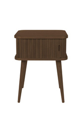 BARBIER bedside table walnut