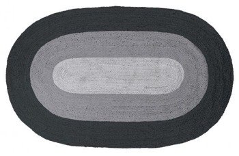 BE PURE Black Gray Jute Rug