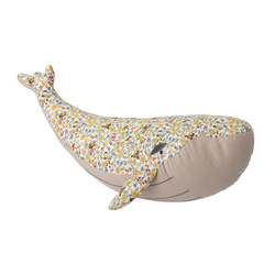 BLOOMINGVILLE GUNNE Whale cuddly toy yellow