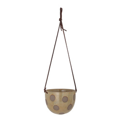 BLOOMINGVILLE HELLAN brown flowerpot