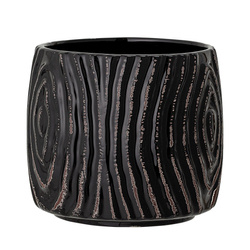 BLOOMINGVILLE HENA black flowerpot