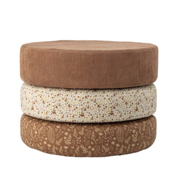 BLOOMINGVILLE JO brown pouf