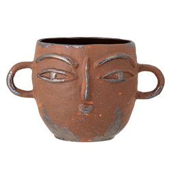 BLOOMINGVILLE LO brown flowerpot