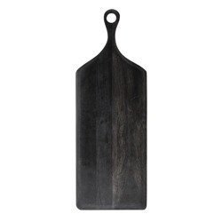 BLOOMINGVILLE Large Serving Tray Black