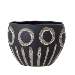 BLOOMINGVILLE MAGNUS flowerpot black