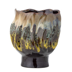 BLOOMINGVILLE MAHNOOR brown flowerpot