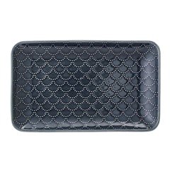 BLOOMINGVILLE Naomi Platter Navy Blue