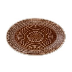 BLOOMINGVILLE RANI platter brown