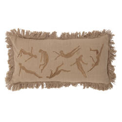 BLOOMINGVILLE RISCA cushion brown