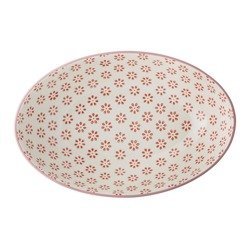 BLOOMINGVILLE Susie Deep Plate Red