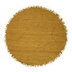 BLOOMINGVILLE Yellow Round Rug