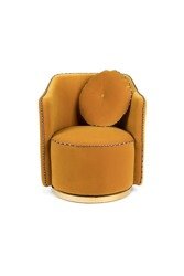 BOLD MONKEY SASSY GRANNY lounge chair mustard