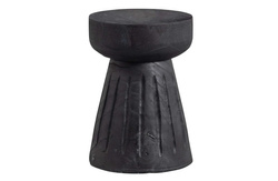 BORRE black table/stool 40x?28cm