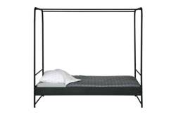 BUNK bed metal black 120x200 cm