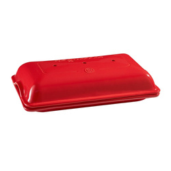 Baking Pan for 3 Parisian Baguettes - Red