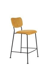 Bar stool (bar stool) lower ZUIVER BENSON mustard