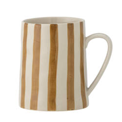 Begonia Mug, Brown, Stoneware