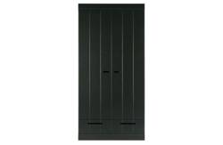 CONNECT 2-door/drawer wardrobe black [fsc]