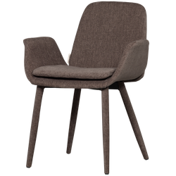 CURVE brown dining chair