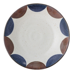 Camellia Plate Deep, Blue, Porcelain