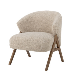 Camino Lounge Chair, Nature, Rubberwood