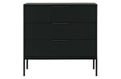 Chest of drawers ADAM black