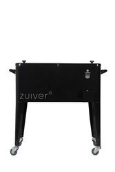 Cooling cabinet on wheels ZUIVER BE COOL black