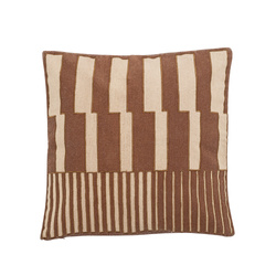 Cowes Cushion, Brown, Cotton OEKO-TEX®