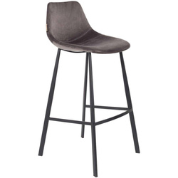 DUTCHBONE Franky Bar Stool Grey