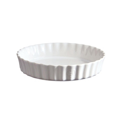 Deep Tart Dish - 28 cm - White