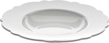 Deep plate ALESSI Dressed white