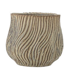 Dua Flowerpot, Green, Stoneware