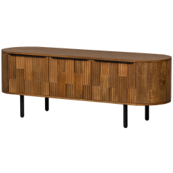 EFFORTLESS TV cabinet, natural mango wood