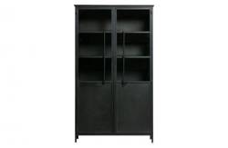 EXHIBIT metal cabinet black