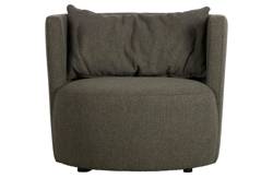 EXPLORE armchair boucle brown