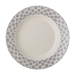 Elsa Plate Deep, Grey, Stoneware