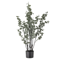 Eucalyptus Plant, Green, Artificial Flowers