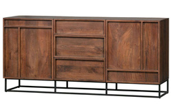 FORREST sideboard, two doors, with mango wood drawers