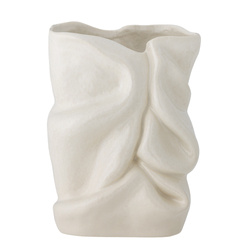 Fabrice Vase, White, Stoneware